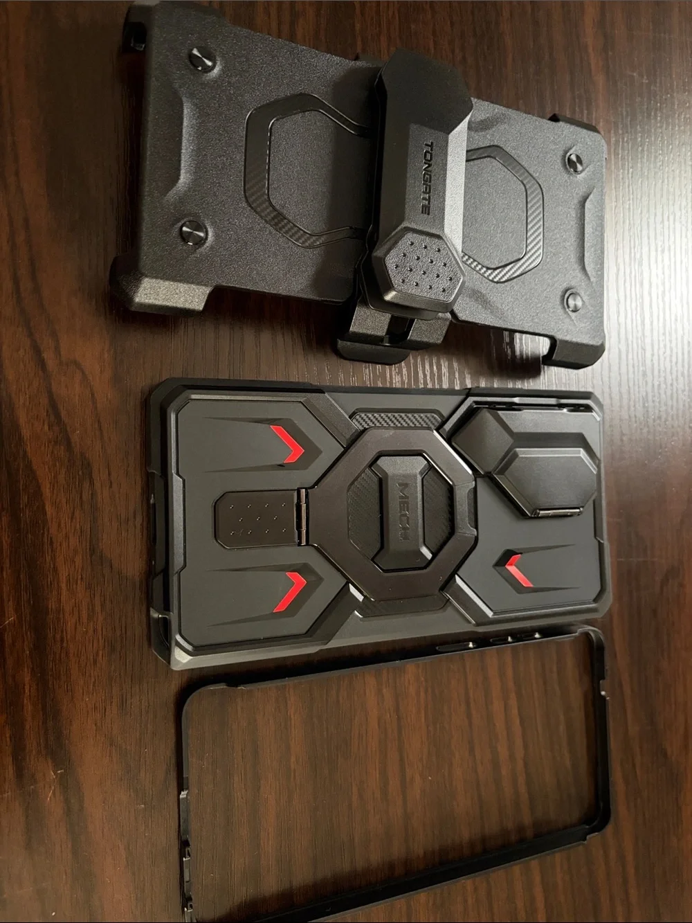 Rugged Black Phone Case with Holster